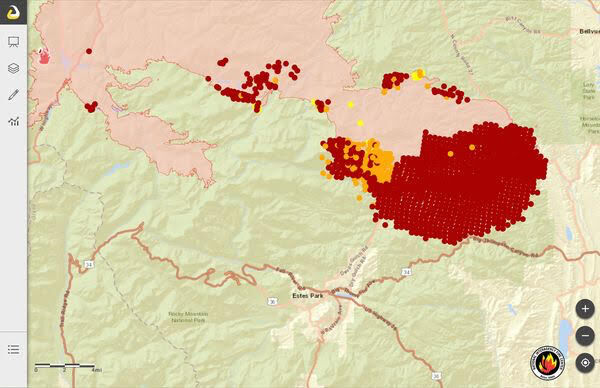 Fire Heat Map, October 17